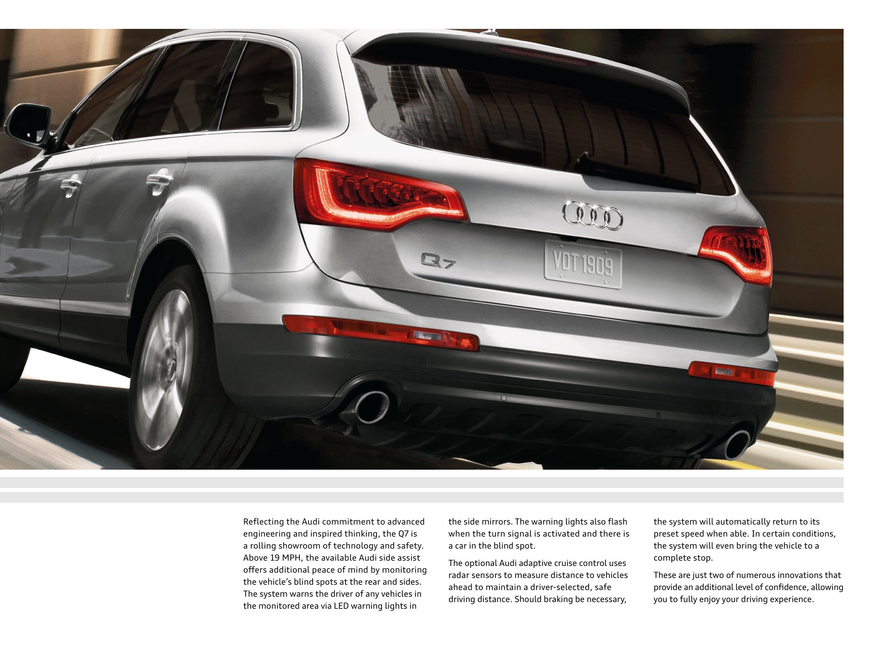 2011 Audi Q7 Brochure Page 18